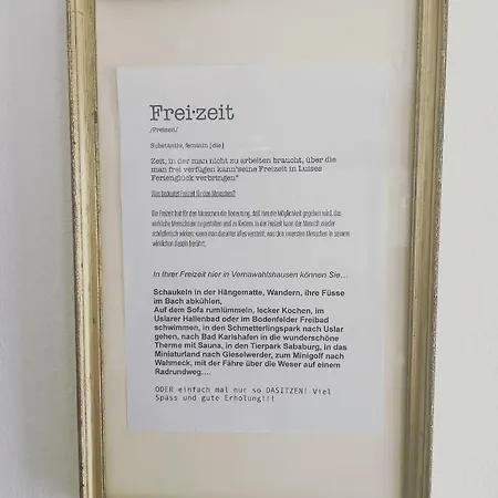 Luises Ferienglueck Daire *